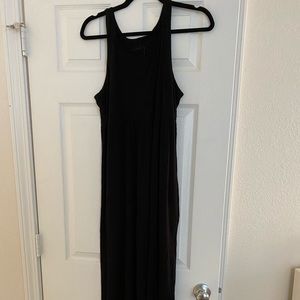 Women’s Black Maxi Dress with Pockets